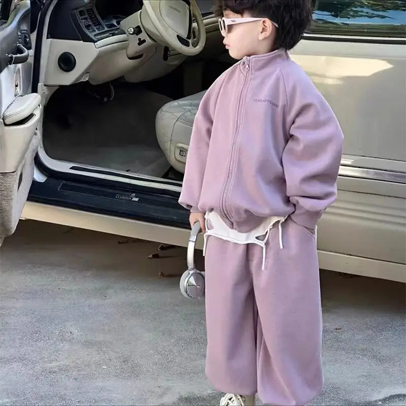 High neck Set Sweatshirt