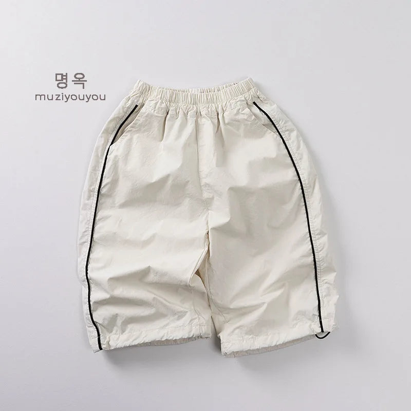 2025 Summer New Thin Cotton Kids Versatile Pants