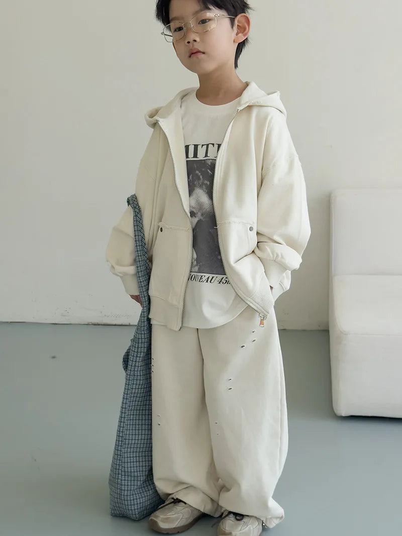 Kids Neutral coloured Tracksuit