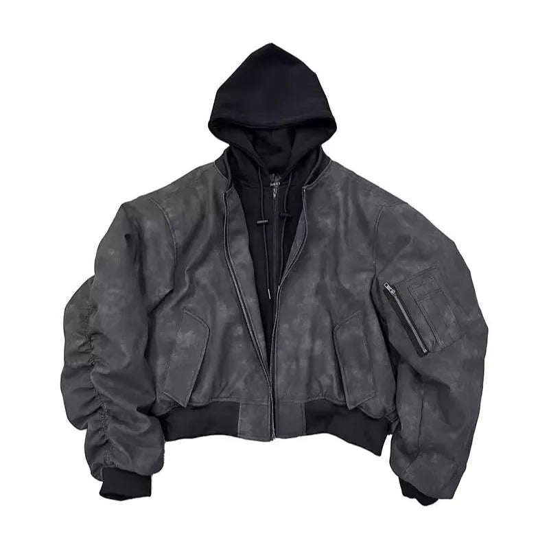 Double Layer Bomber Jacket