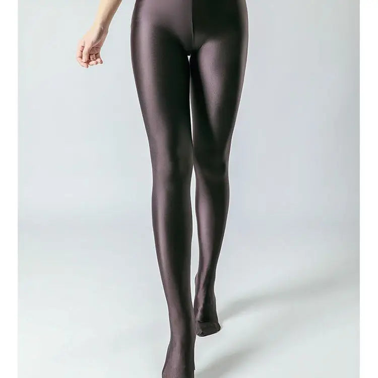 Summer Glossy Satin Leggings