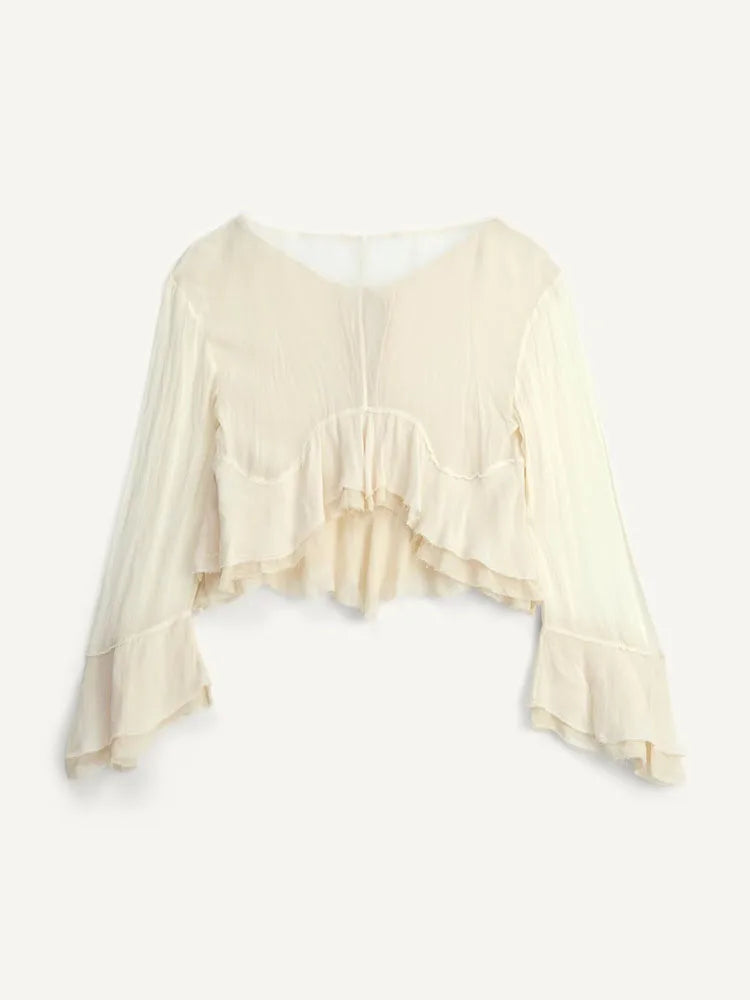 Long Low Collar Flared Sve