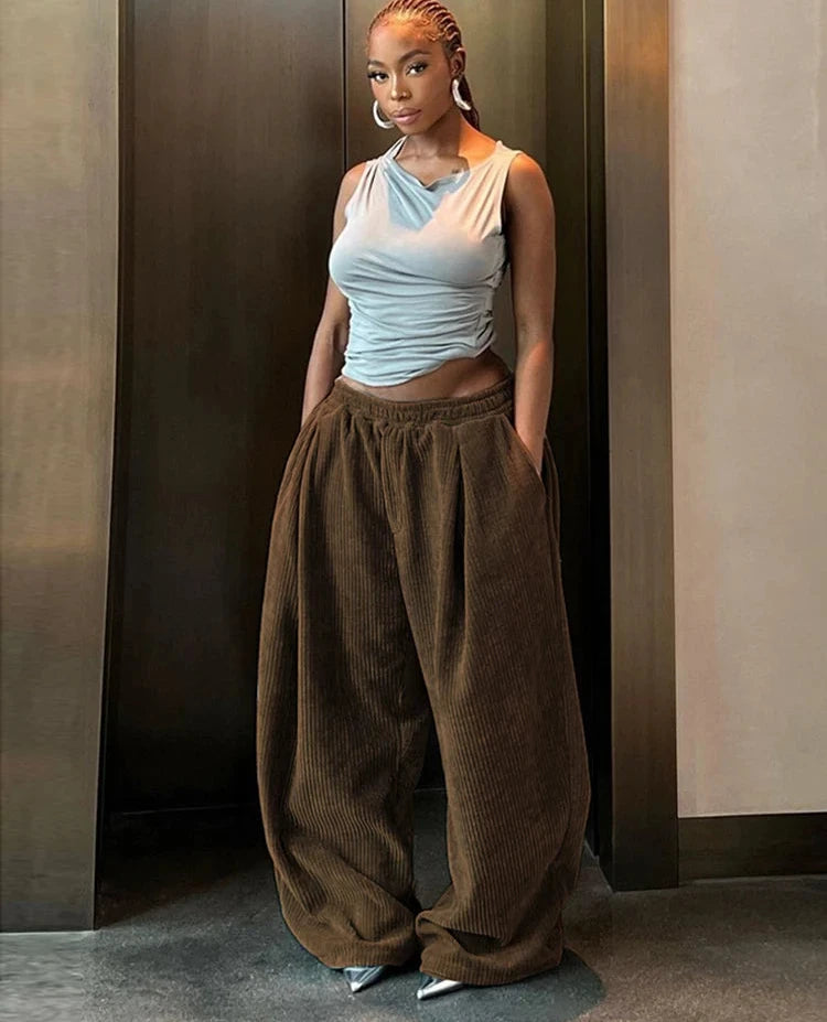 Casual Wide-Leg Pant