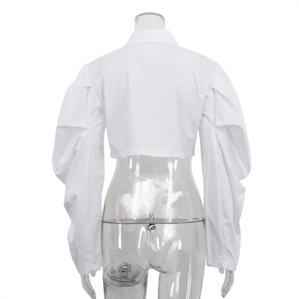 French Simple White Shirt