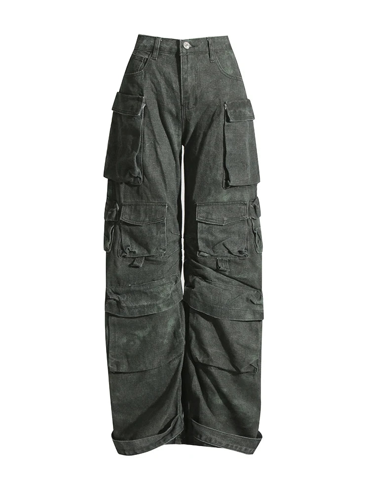 Loose Wide Leg cargo Pants