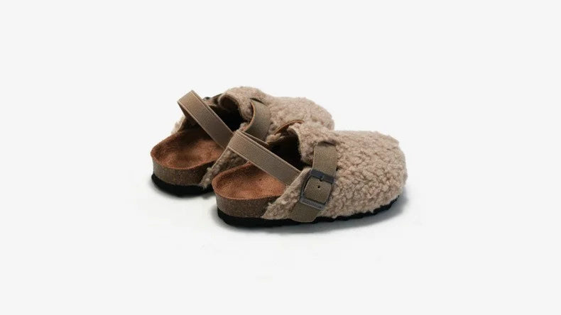 Children's Fleece Elastic Clogs