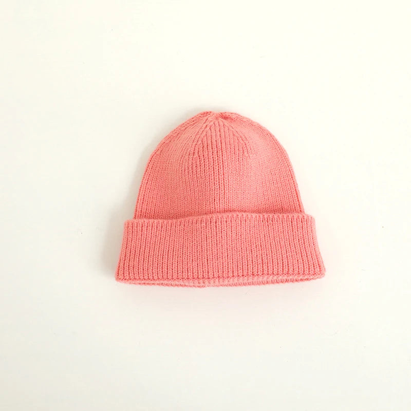 Candy Color Knitted Beanie for Kids