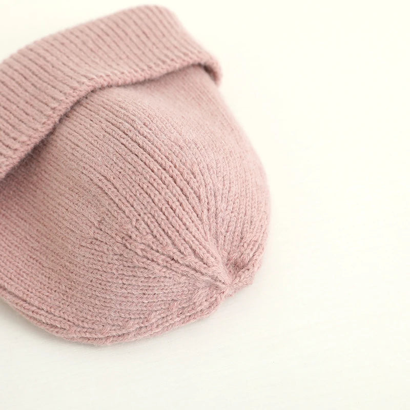 Candy Color Knitted Beanie for Kids