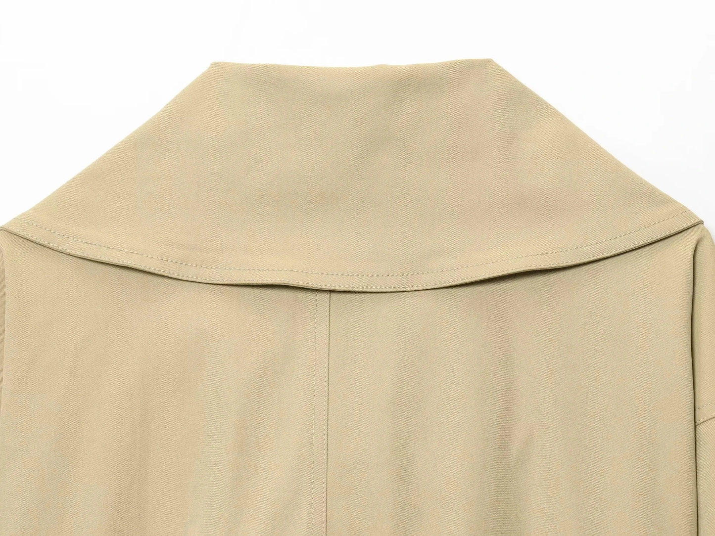 Sleeve Sashes Button Trench