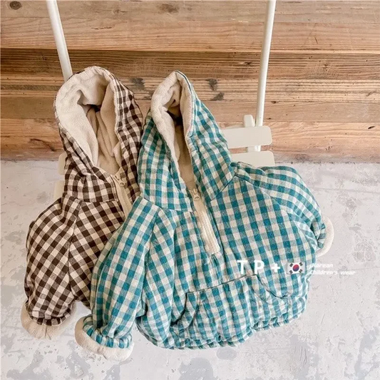 Fashion Plaid Kids Jacket
