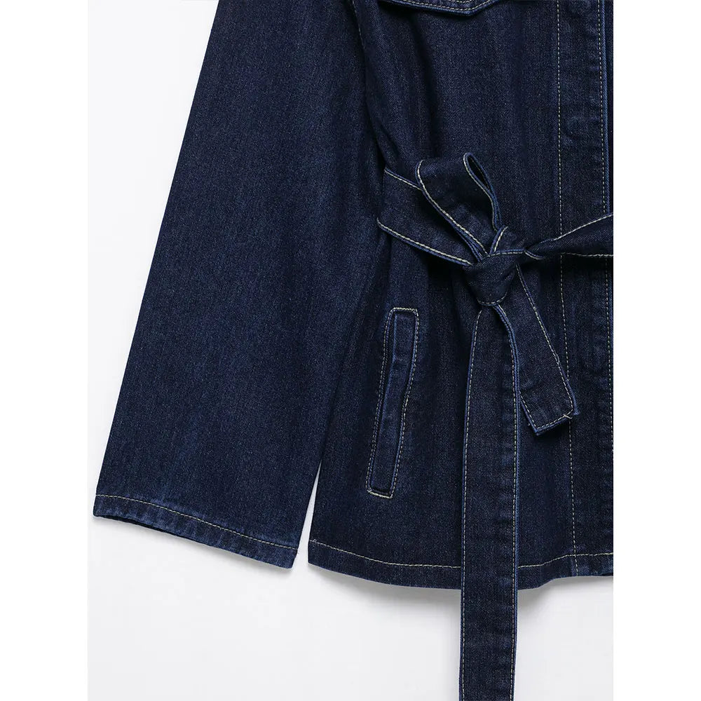 Set With Belt Denim  Jackets & Vintage Front