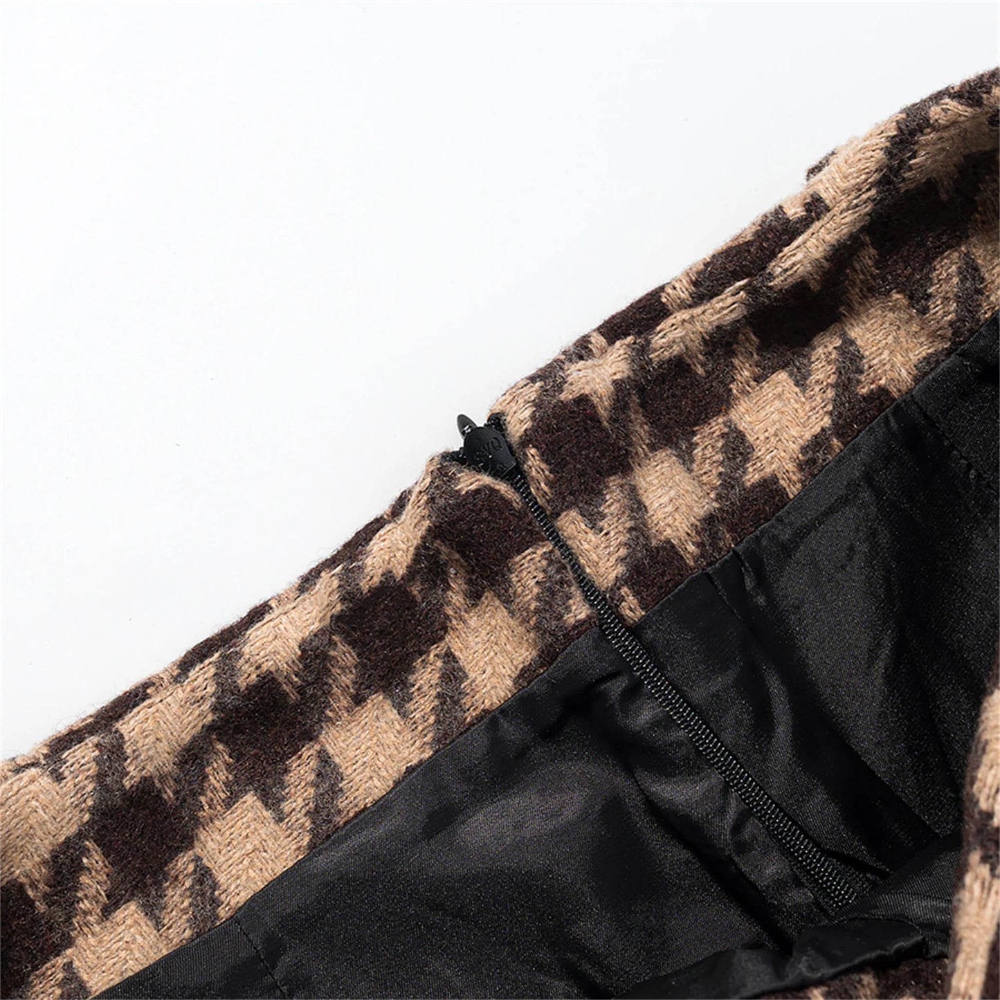 Plaid Long-Sleeve Jacket set