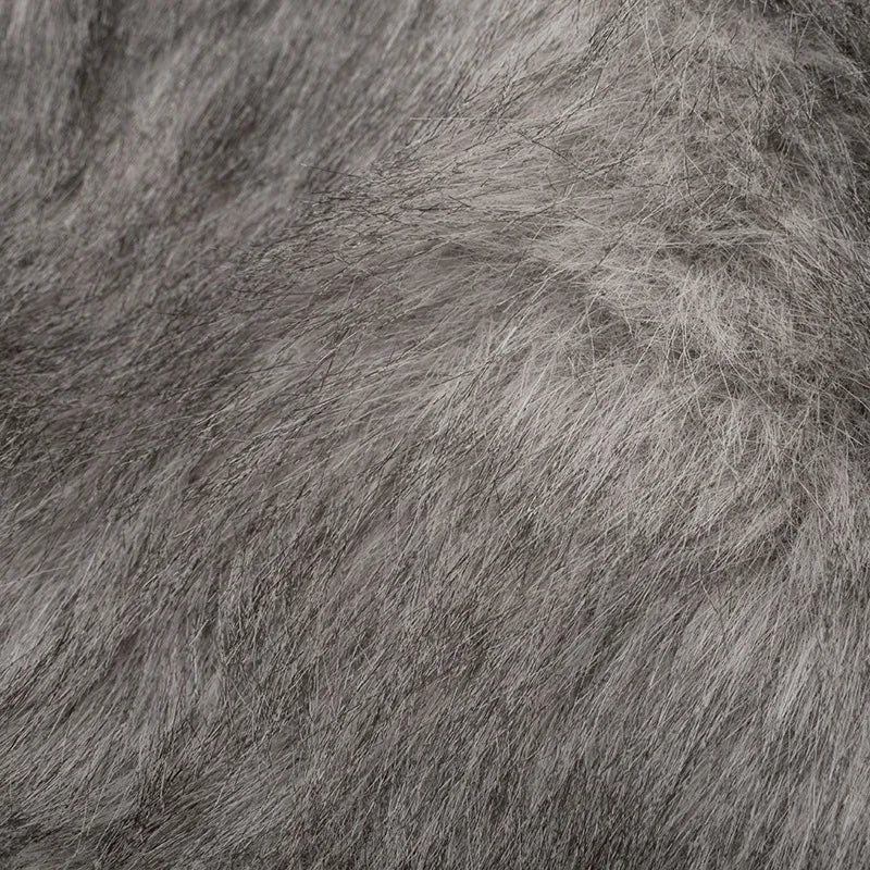 Women Fashion Faux Fur Pullover