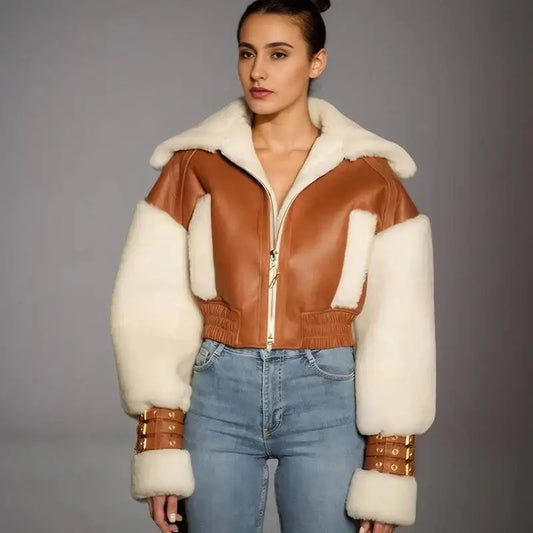 Lamb Wool Short Jacket