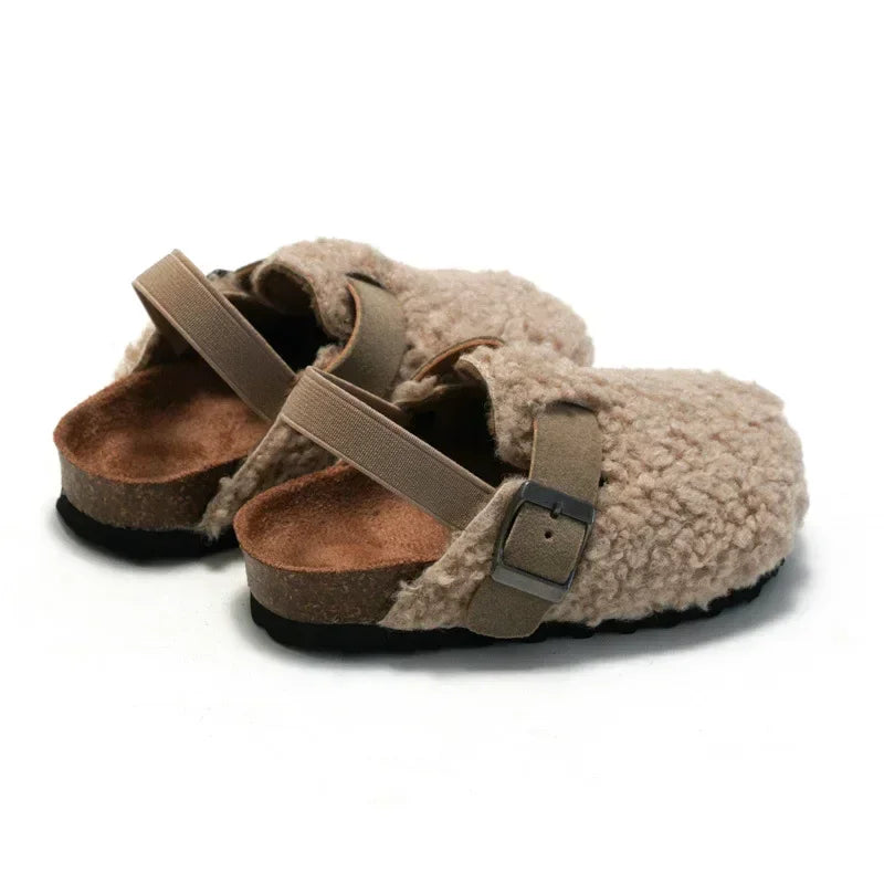 Children's Fleece Elastic Clogs