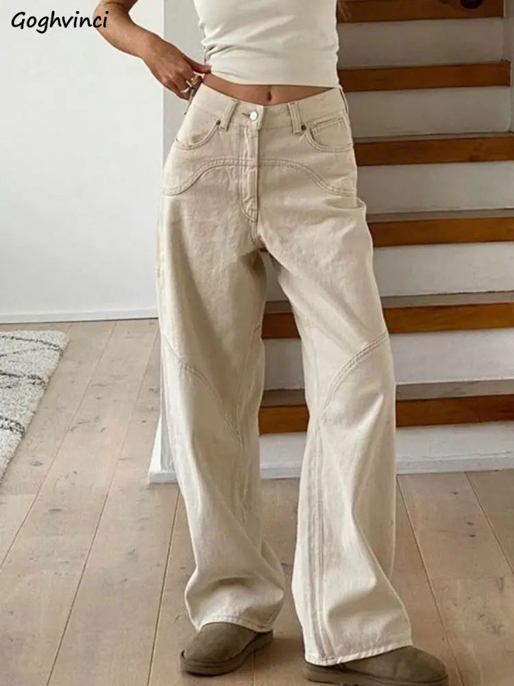 Beige Jeans Women