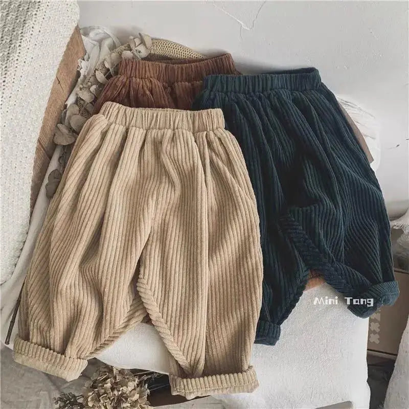 Children's Korean Corduroy Pants