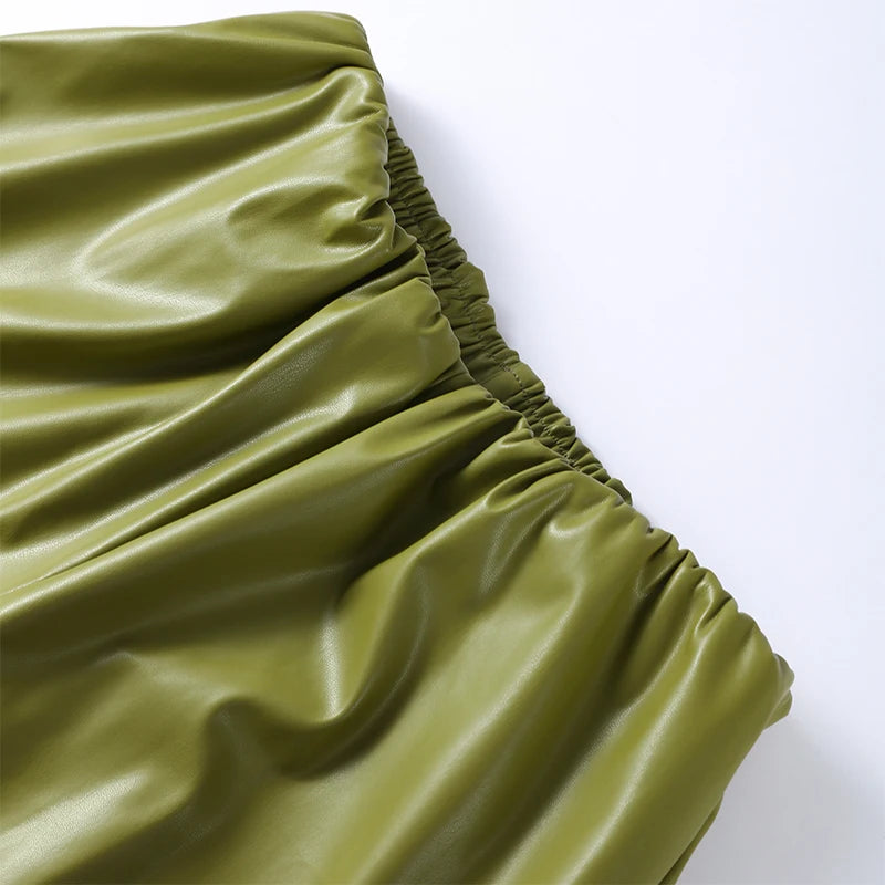 Vintage Leather skirt or pant set