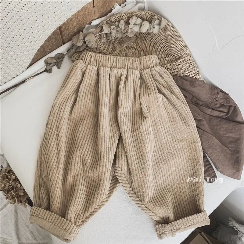 Children's Korean Corduroy Pants