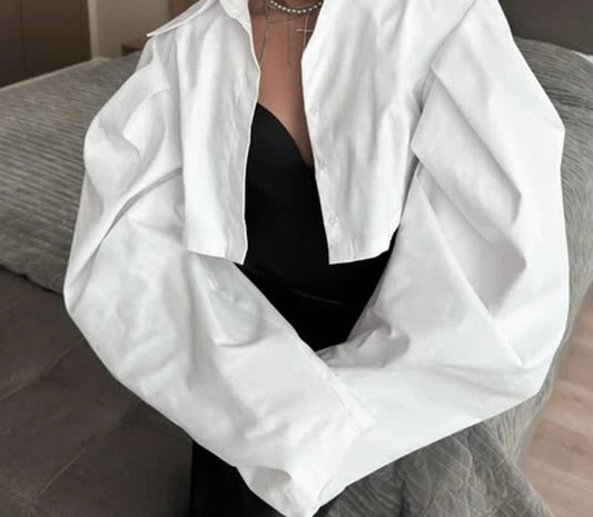 French Simple White Shirt