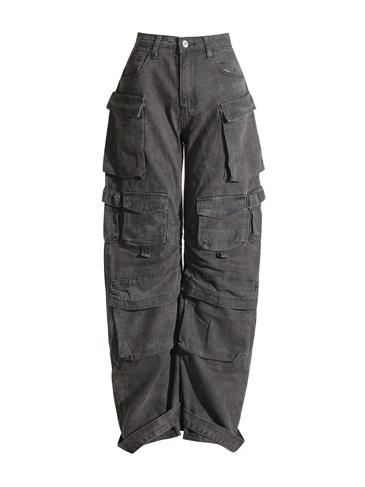 Loose Wide Leg cargo Pants