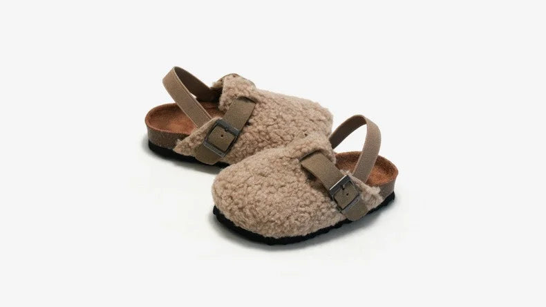 Children's Fleece Elastic Clogs