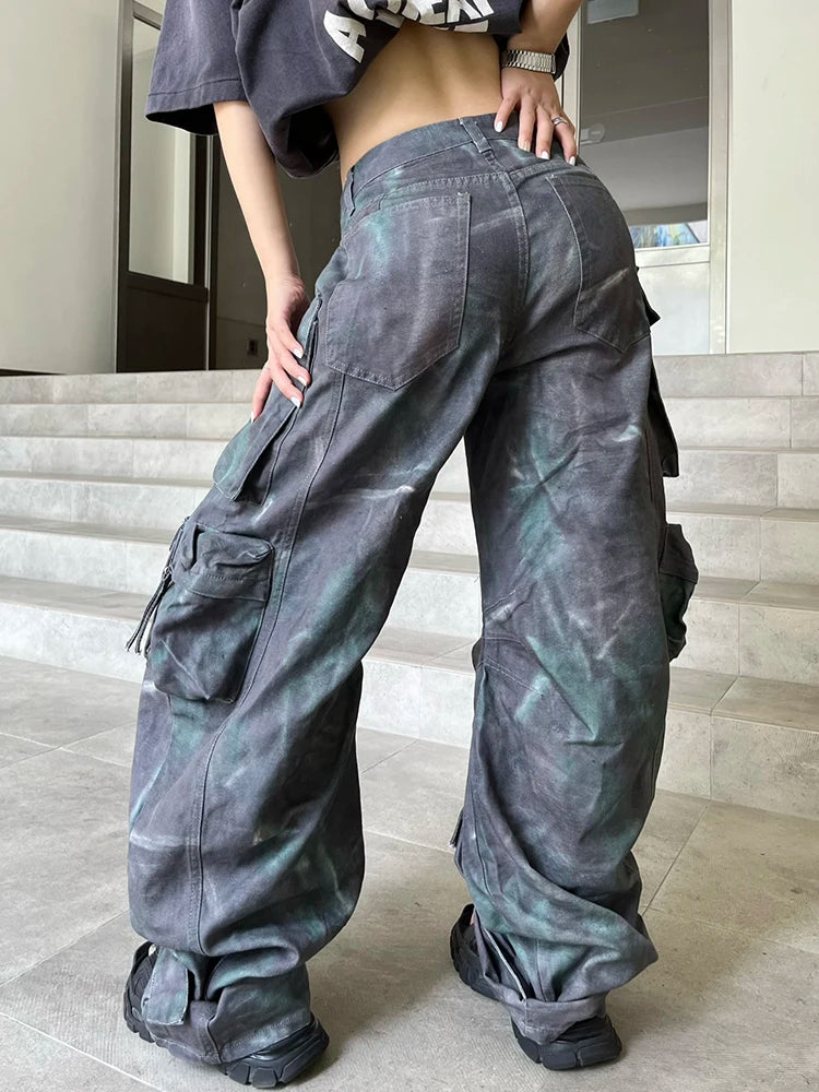Loose Wide Leg cargo Pants