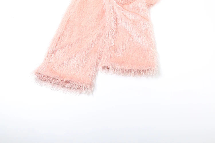 Casual Straight fluffy Pants