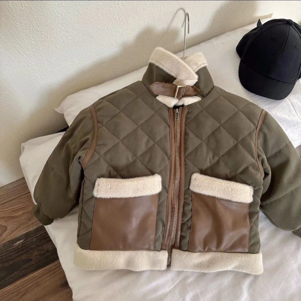 Plush Thickened Cotton Coat