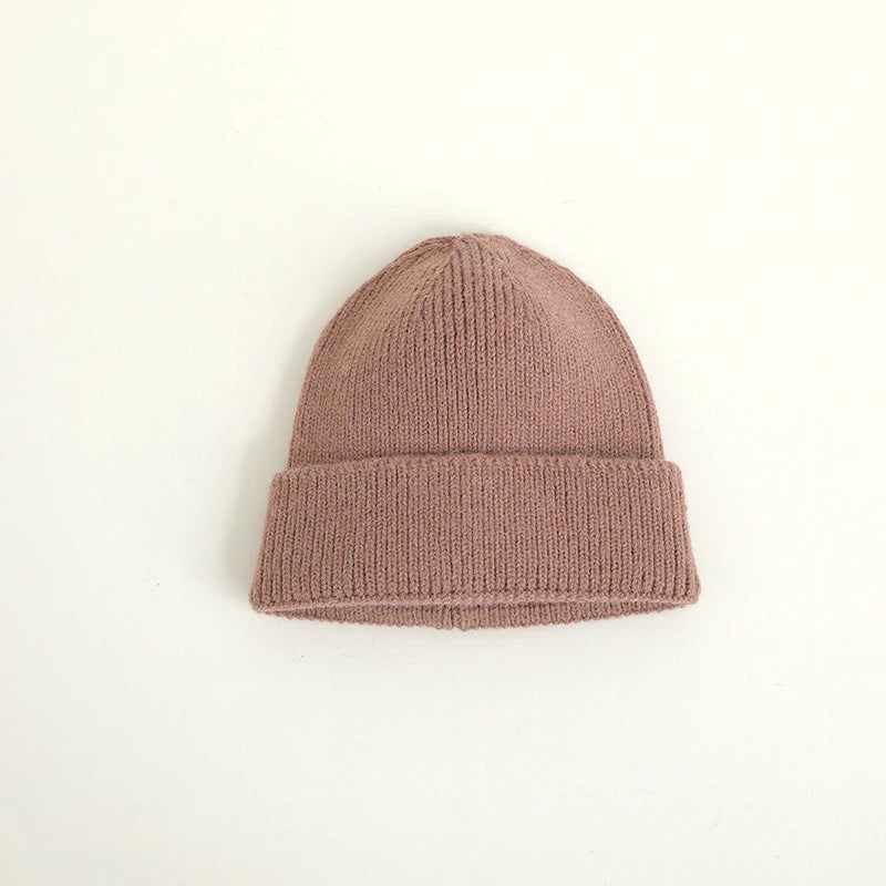 Candy Color Knitted Beanie for Kids