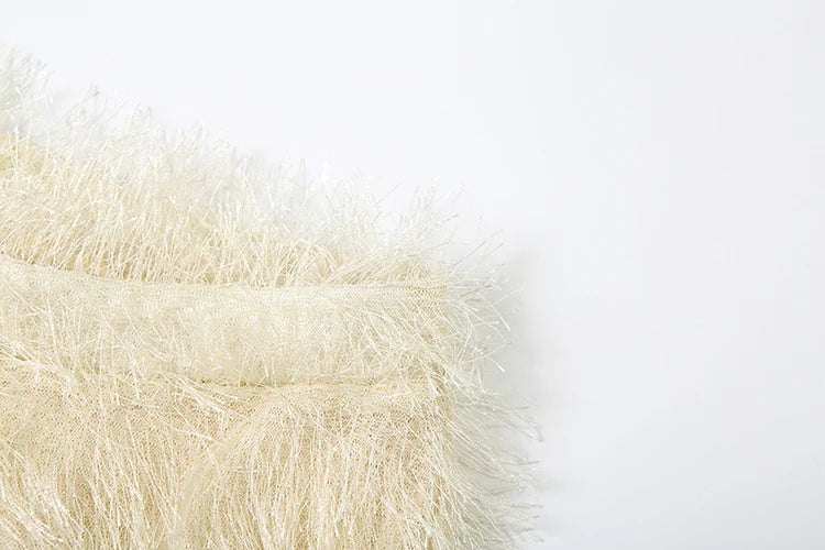 Casual Straight fluffy Pants