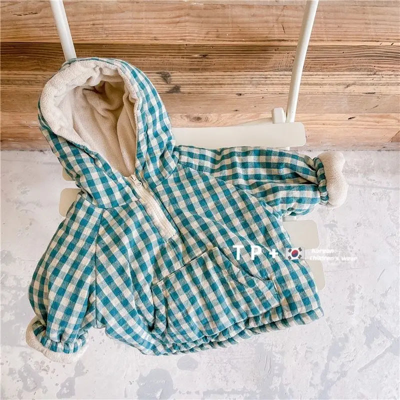 Fashion Plaid Kids Jacket