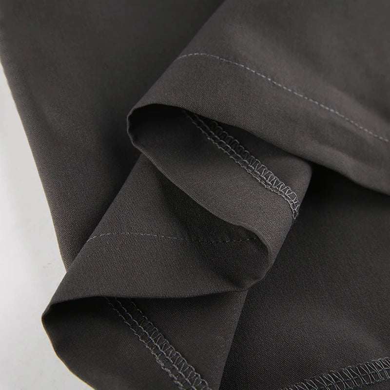 Shirring Casual Wide Leg Pants