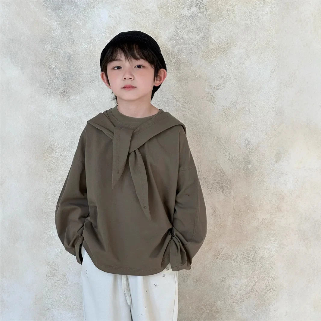 Kids Western Style Versatile Long sleeve