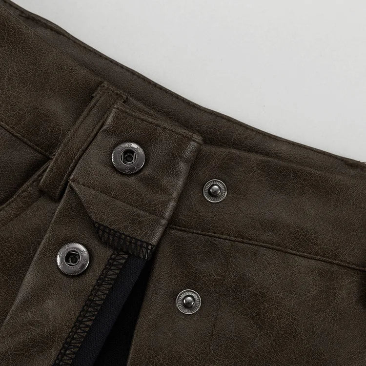 Loose Khaki O Two Pieces Set