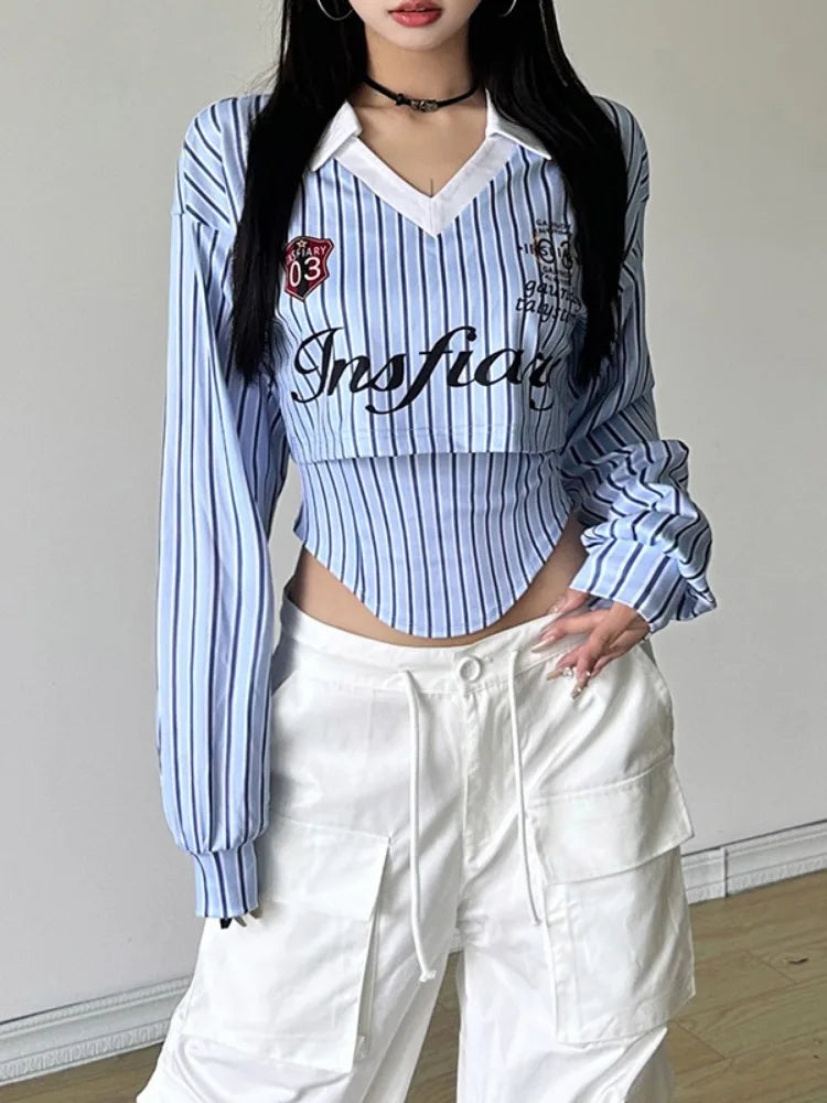 Preppy Style Streetwear Stripe