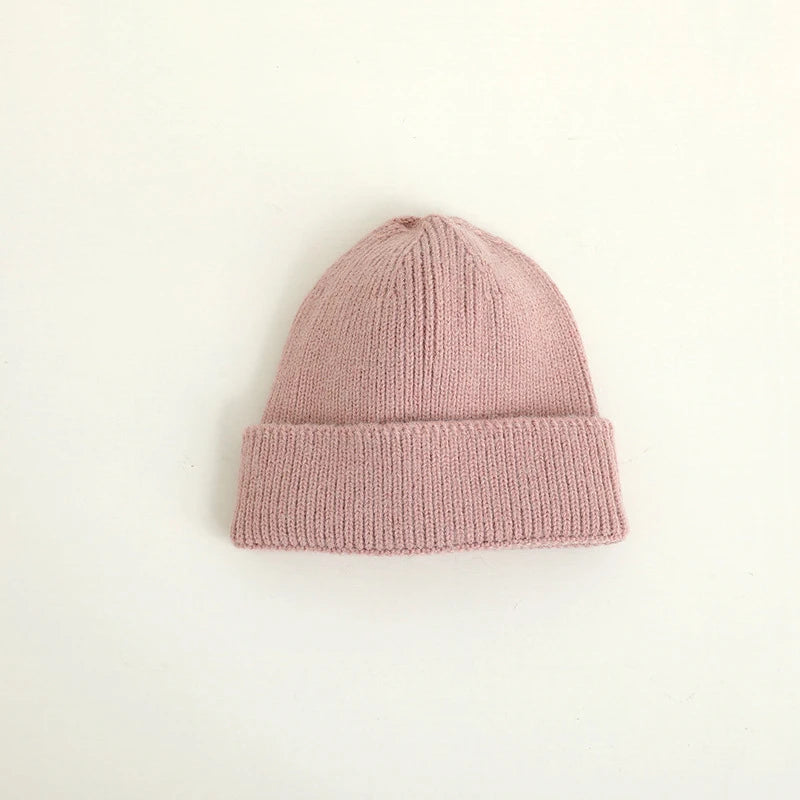 Candy Color Knitted Beanie for Kids