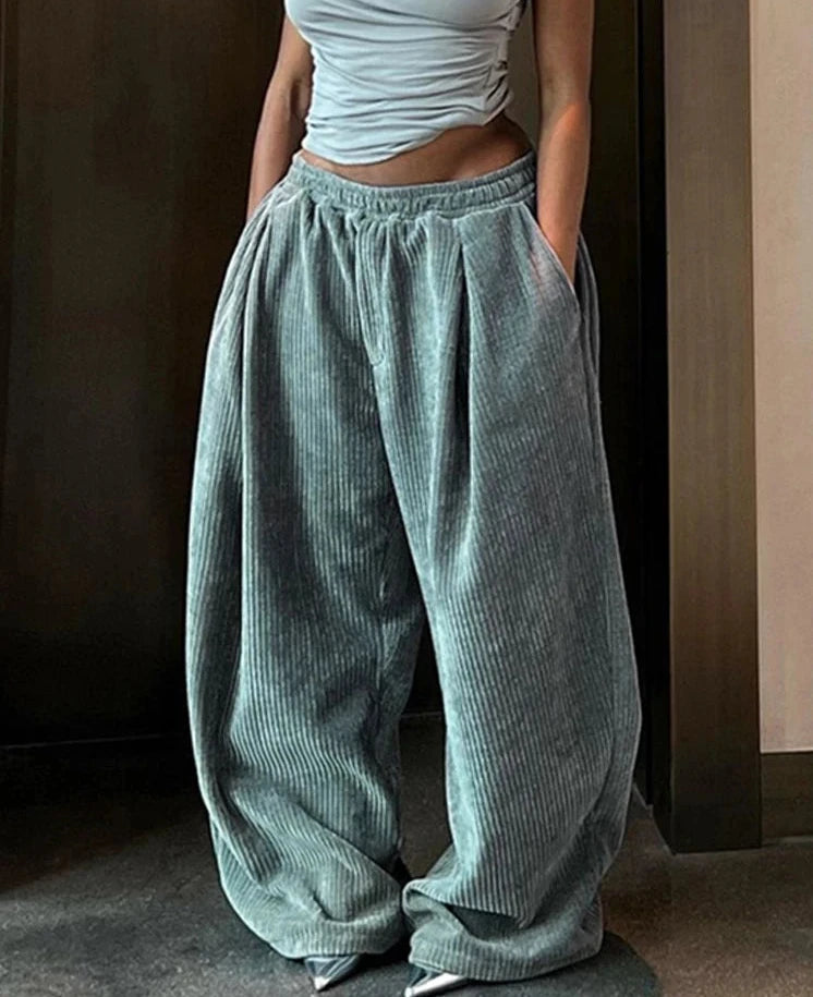 Casual Wide-Leg  Pant