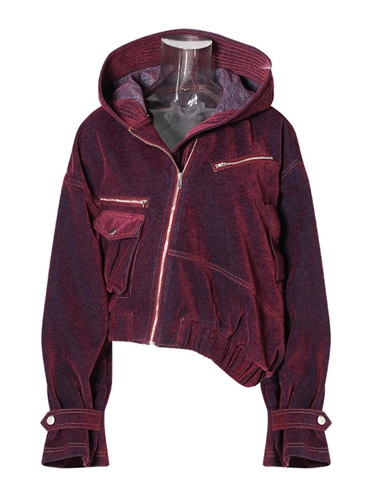 Asymmetric Denim Jacket