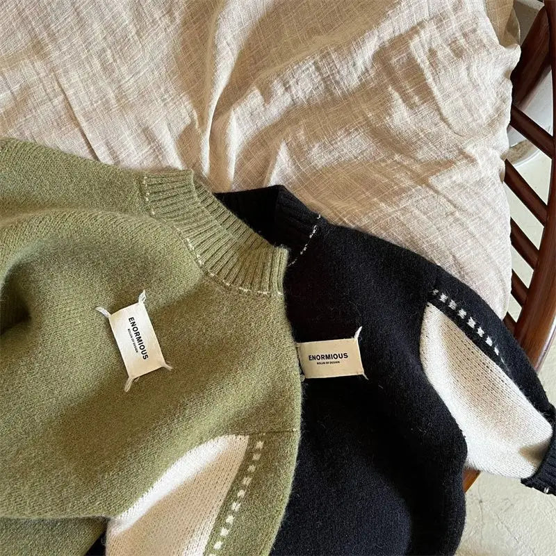 Boys Woolen Sweater Cotton Knitting