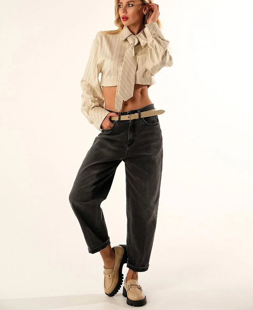 Clacive Fashion Stripe Print