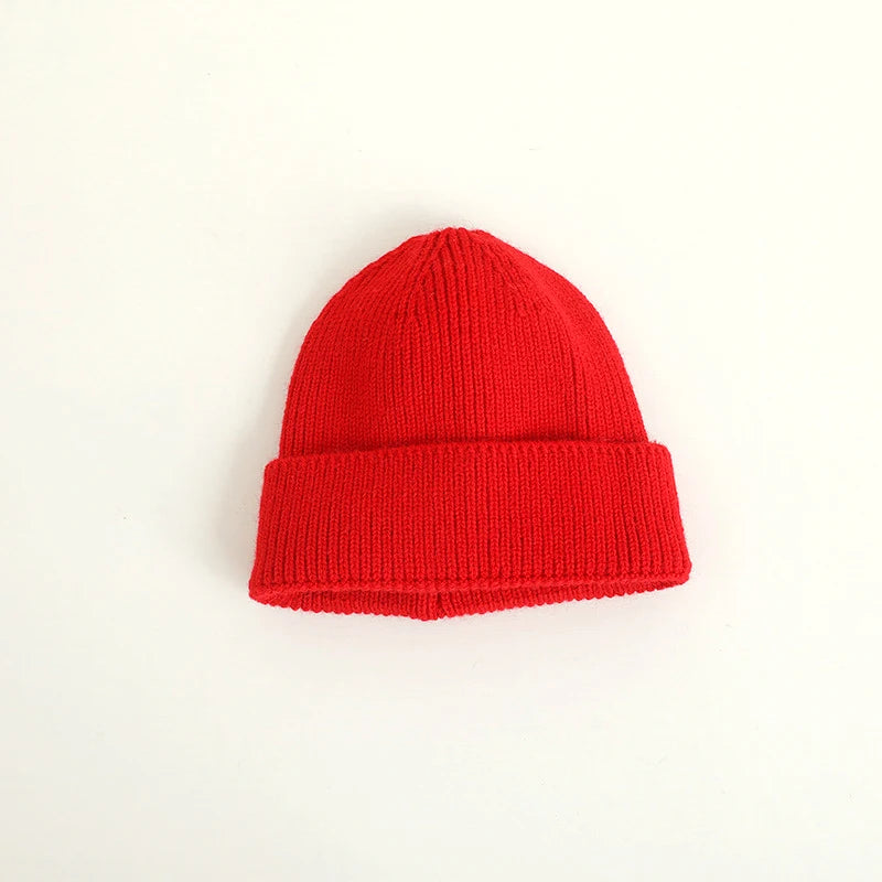 Candy Color Knitted Beanie for Kids