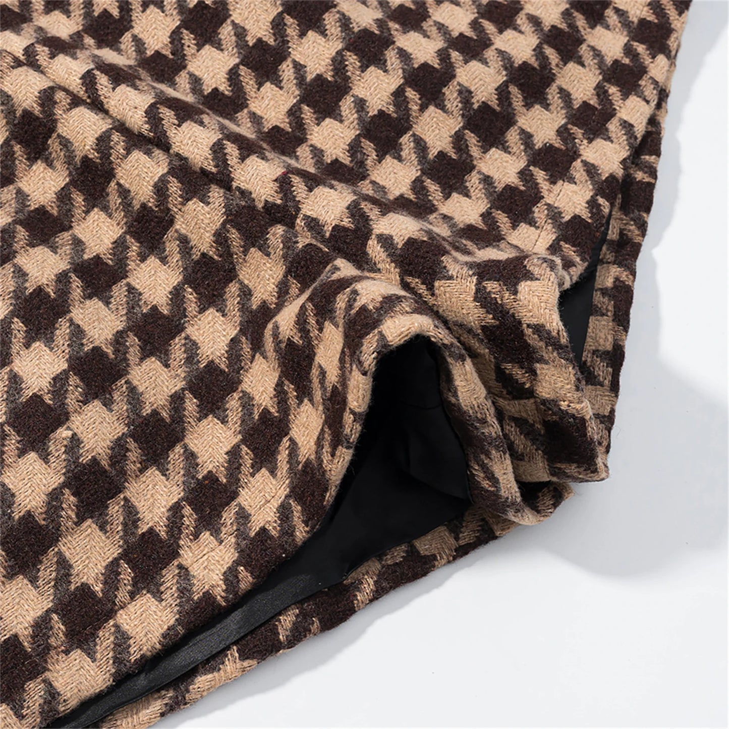 Plaid Long-Sleeve Jacket set