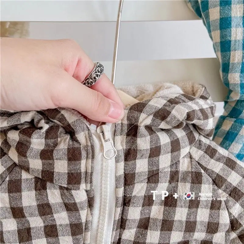 Fashion Plaid Kids Jacket