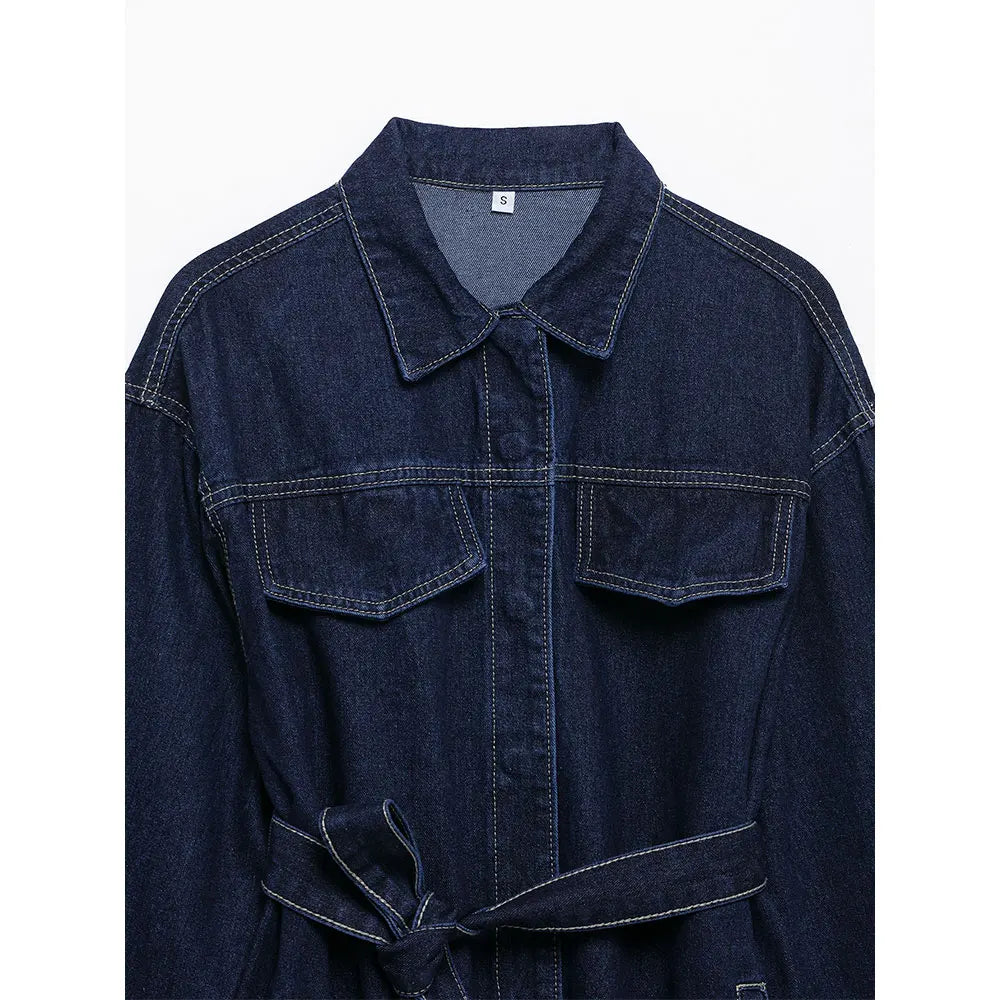 Set With Belt Denim  Jackets & Vintage Front