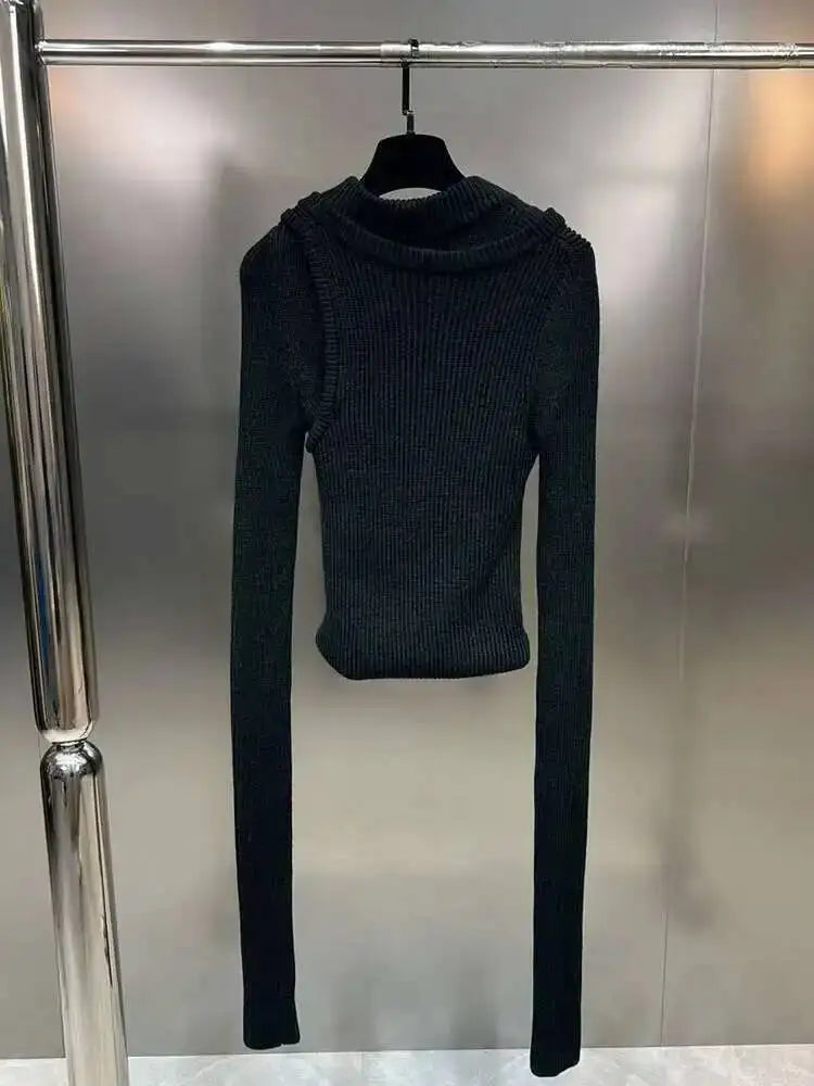 Hollow Out Design Knitted