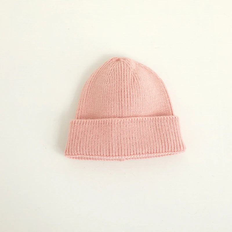 Candy Color Knitted Beanie for Kids