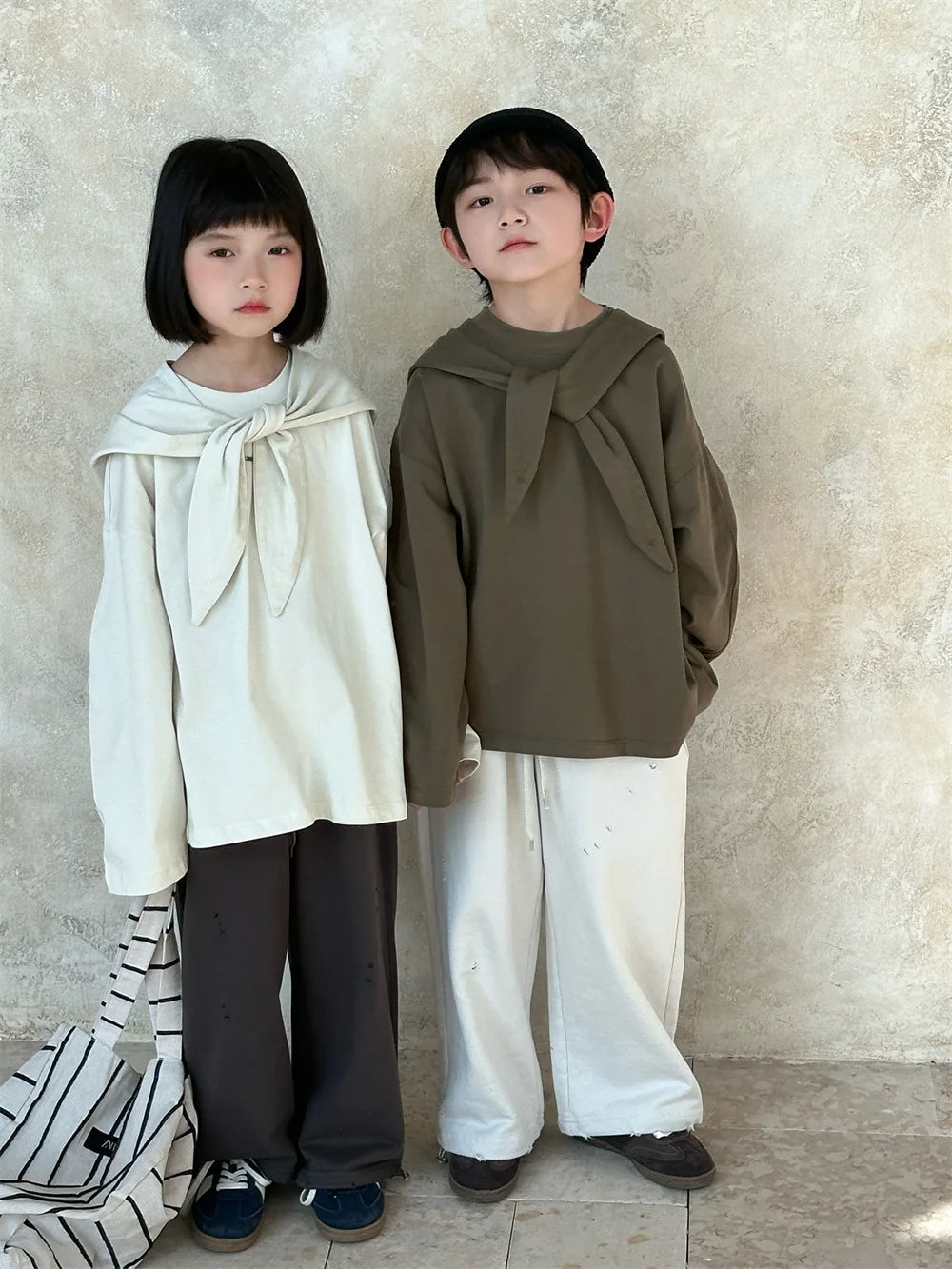 Kids Western Style Versatile Long sleeve