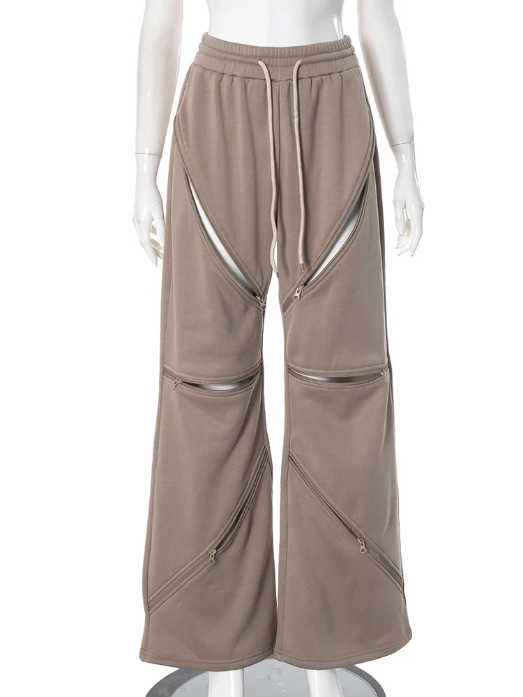 Zip Hollow Pants