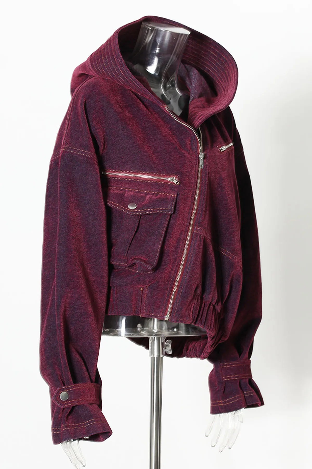 Asymmetric Denim Jacket